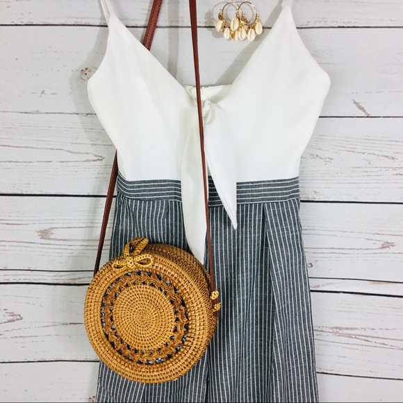 Tie-front Jumpsuit (all one piece) - Picture 7 of 8